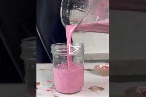 I Made A Milkshake With Red Velvet Cake | 3 INGREDIENT Red Velvet Milkshake Recipe #SHORTS
