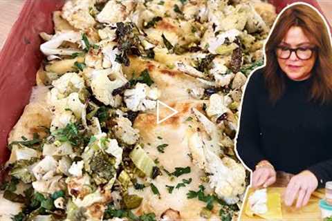 How to Make Three-Cheese Rolled Lasagna with Roasted Parm Cauliflower Florets | Rachael Ray