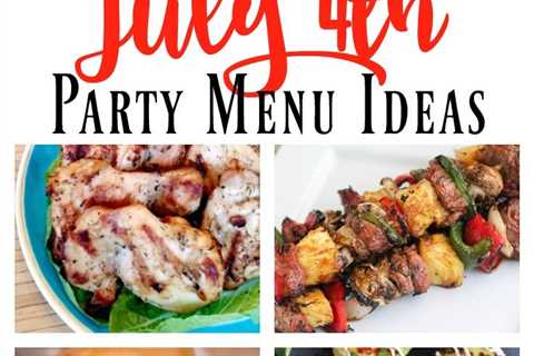 4th of July Dinner Menu Ideas