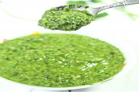 How to Make Chimichurri Sauce - Easy Chimichurri Sauce For Steak