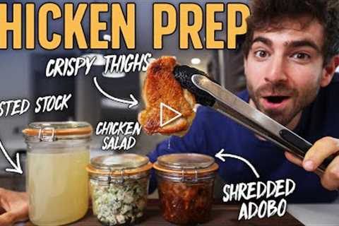 How I Made 18 Meals from a Whole Chicken