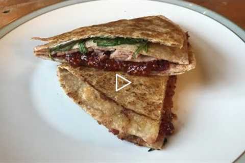How To Make a Ham and Cheese Tortilla Wrap Melt Using The TikTok Tortilla Wrap Hack