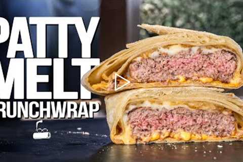 WE COMBINED THE PATTY MELT WITH A TACO BELL CRUNCHWRAP AND THIS IS THE RESULT! | SAM THE COOKING GUY
