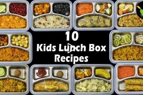 10 Lunch Box Recipes For Kids Vol-4 | Indian Lunch Box Recipes | Quick & Easy Tiffin Ideas For..