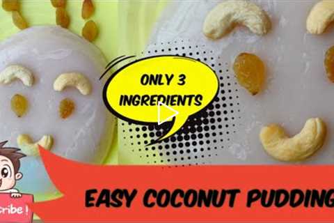 🥥🥥Easy dessert in just 15 min - coconut pudding - sweet recepe - #coconut #dessert #dessertrecipe ..
