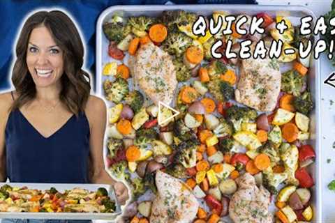 Easy One-Pan Chicken & Veggies Dinner Recipe
