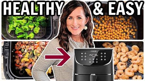 10 HEALTHY Air Fryer Recipes that are EASY AND Yummy!