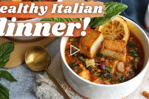 Vegan Italian Dinner Recipe 🌿 Tuscan Ribollita