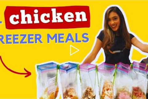 4 Delicious Chicken Freezer Meals - Quick and Easy Freezer Meal Recipes