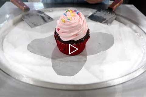 ICE CREAM ROLLS | Cupcake Ice Cream Experiment | Best Ice Cream