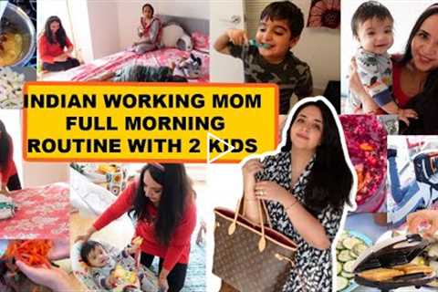 INDIAN WORKING MOM 5 AM MORNING ROUTINE WITH TWO KIDS~MEAL PLANNING + WEIGHT LOSS RECIPES