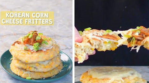 We can’t stop being CORNY! Try these Korean-inspired Corn Cheese Fritters!