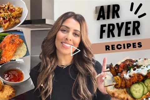 AIR FRYER RECIPES // 4 DELICIOUS THINGS TO MAKE IN YOUR AIR FRYER // NINJA DUAL ZONE AIR FRYER