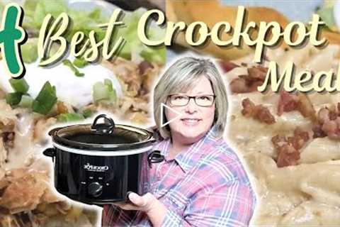 4 BEST Dump and Go Crockpot Recipes | CHEAP Quick & Easy Slow Cooker Meals Your Family Will Love