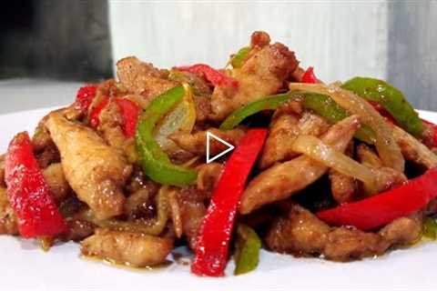 CHICKEN WITH BELL PEPPER AND ONION SIMPLE BUT SPECIAL RECIPE