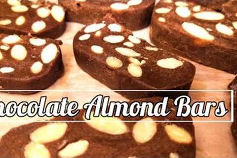Chocolate Condensed Milk Dessert | Chocolate Almonds Bar | The Delicious food house