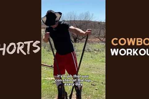 Cowboy workout program! 💪🤣 #shorts