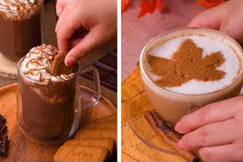 Pumpkin spice up your life with these cozy autumn beverages! ☕🍂