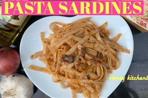 Pasta sardines | own style | healthy and yummy