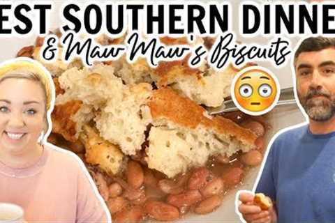 THE BEST SOUTHERN DINNER | EASY CROCKPOT RECIPE | MAW MAW''S BISCUITS | JESSICA O''DONOHUE