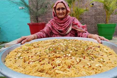 Moong Dal Halwa With Vedic Ghee Recipe By Granny | Soaked Moong Daal Recipe | Indian Dessert