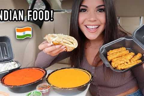 Trying INDIAN FOOD for the FIRST TIME Mukbang!!