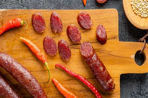Why is chinese sausage pink?