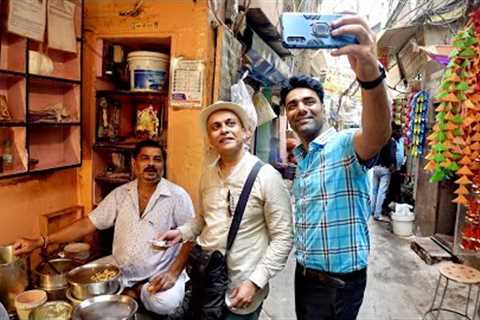 Old Delhi Most Popular Street Food! Padam Chaat, Lotan Chole Kulche, Hazari Lal Khurchan | Ep 2