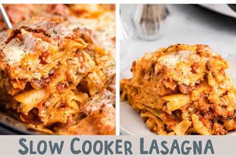 Slow Cooker Lasagna