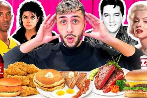 Eating Famous Celebrities LAST Meals!