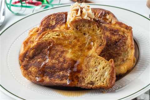 Eggnog French Toast with Maple Butter