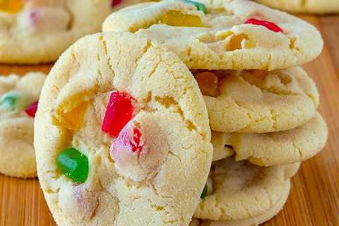 Soft Chewy Gumdrop Sugar Cookies