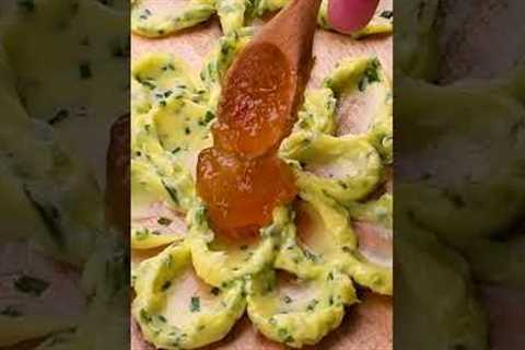 Add some zest to your charcuterie game with a homemade lemon and chive butter board! #shorts