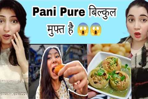 Pani Pure free In India | Indian Street food | Food vlogging in India