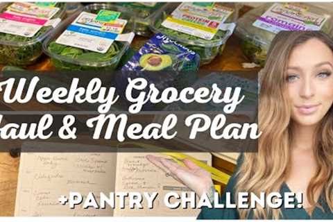 January Pantry Challenge | Grocery Haul & Meal Plan | Cook with Me!