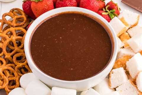 Easy Chocolate Fondue