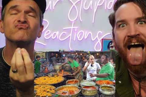 Indian street food -  Indian street food in Ahmedabad, India REACTION!!!