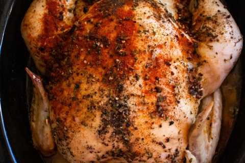 Slow Cooker Whole Chicken (4 Hours)