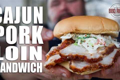 Spicy Cajun Pork Loin Sandwich