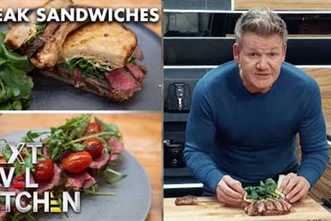 Gordon Ramsay Cooks a Next Level Steak Sandwich | Next Level Kitchen