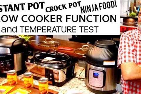 SLOW COOKER TEST Instant Pot | Ninja Foodi | Crock Pot | Comparison