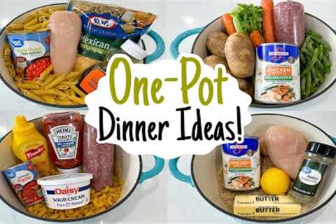 5 One-Pot Meals | Deliciously SIMPLE Dinner Recipes | Weeknight Meals Made EASY! | Julia Pacheco