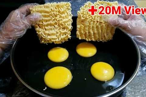 Cook the noodles and the eggs this way the result is amazing 😋 and easy to make 👌