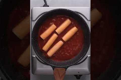 Simple cheesy Tteokbokki recipe #shorts