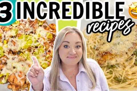 YOU WON'T BELIEVE HOW INCREDIBLE THESE RECIPES WERE | BEST DINNER IDEAS OF ALL TIME | 3 TASTY MEALS