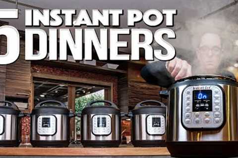 5 INSANELY DELICIOUS YET INSANELY EASY INSTANT POT DINNER RECIPES | SAM THE COOKING GUY