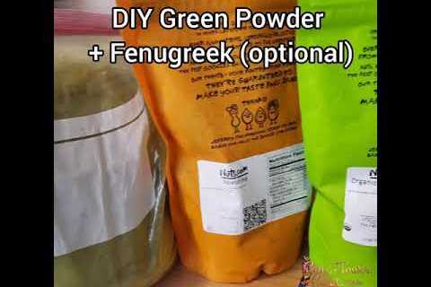 DIY Daily Greens | Green Super Food Mix | Vegan Supplement Powder