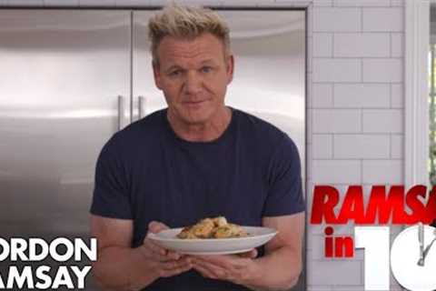 Gordon Ramsay Cooks Shrimp Scampi In Just 10 Minutes | Ramsay in 10