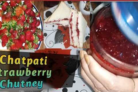 Chatpati Strawberry Chutney #delicious #cooking #recipes