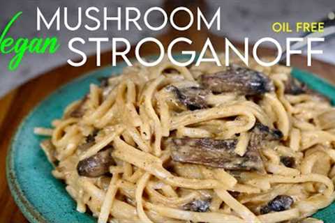 VEGAN MUSHROOM STROGANOFF 🍄 Creamy goodness and an instant family hit!